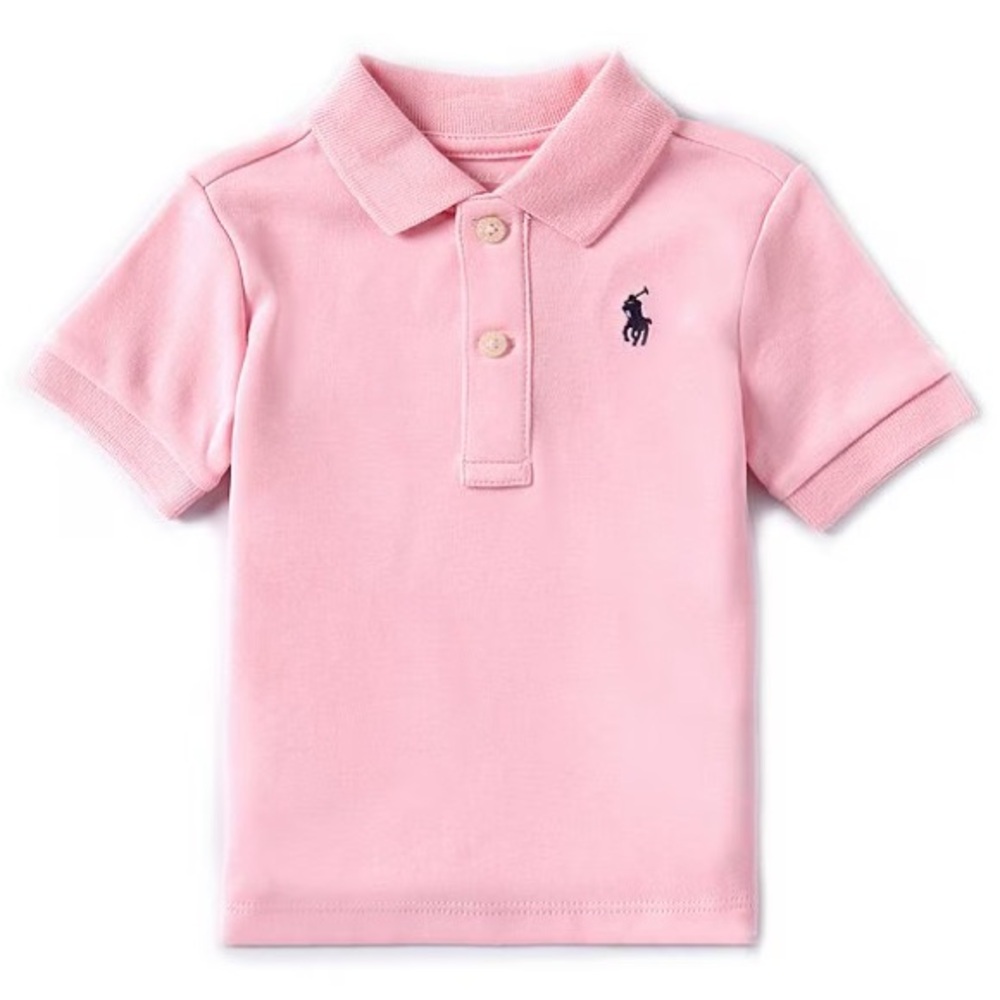(Boy) Ralph Lauren Kids Light Pink Polo Shirt baby boy.
